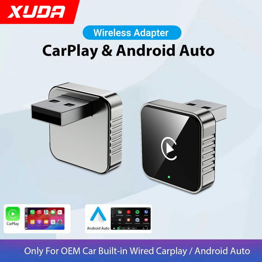 Wired to Wireless CarPlay Android Auto Adapter